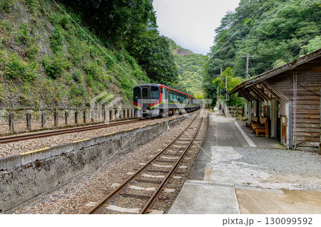 四国の秘境駅 JR坪尻駅 四国の秘境駅 JR坪尻駅 130099592
