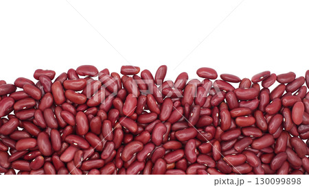 Red Kidney Beans Isolated on White Background Red Kidney Beans Isolated on White Background 130099898