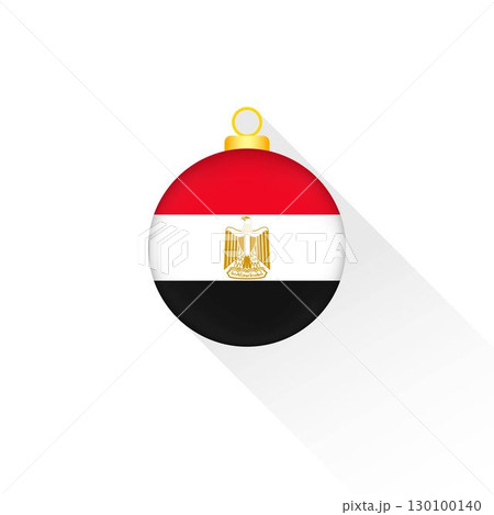 Egypt National Flag Christmas Decoration. Egypt National Flag Christmas Decoration. 130100140