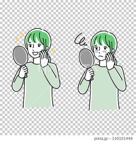 照鏡子的女人 130101449