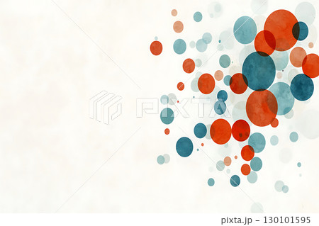 Abstract Colorful Circles on Light Background with Vivid Hues and Artistic Texture Abstract Colorful Circles on Light Background with Vivid Hues and Artistic Texture 130101595