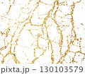Elegant white marble texture with shiny gold veins. Perfect for luxury design, backgrounds, branding, packaging, and decorative digital art. Vector 130103579