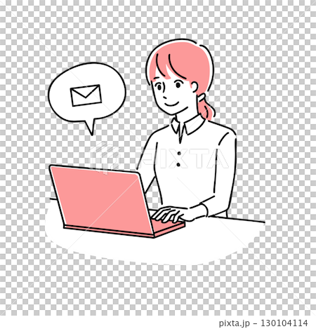 若い女性　PC 130104114