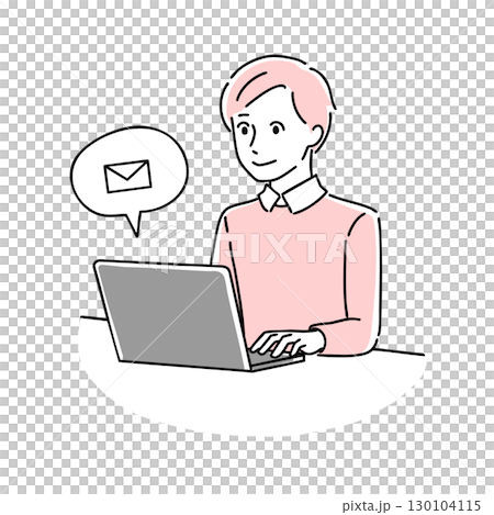 年輕的男性PC 130104115