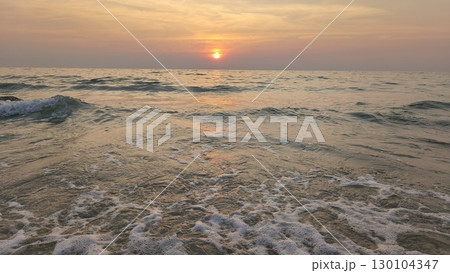 sunset over the sea sunset over the sea 130104347