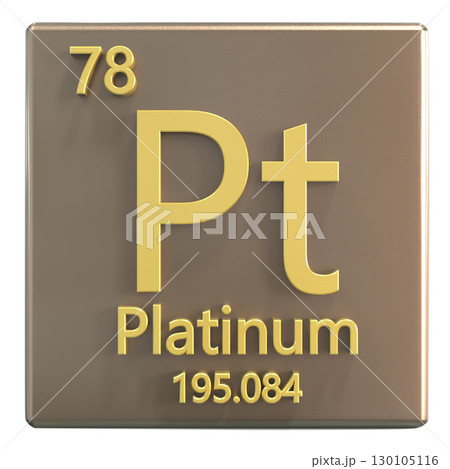 Platinum chemical element 130105116