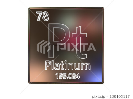 Platinum chemical element 130105117