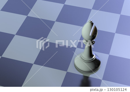 Chess bishop, illustration 130105124