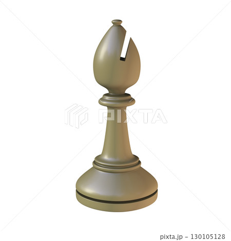 Chess bishop, illustration 130105128