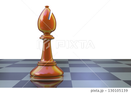 Chess bishop, illustration 130105139