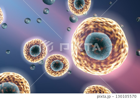 Illustratiion of human cells Illustratiion of human cells 130105570