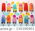 カラフルなアイスキャンディー 130106901