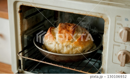 Baking Bread, Culinary Art, Transformation, Warmth. Great for cooking shows, food blogs, cozy themes Baking Bread, Culinary Art, Transformation, Warmth. Great for cooking shows, food blogs, cozy themes 130106932