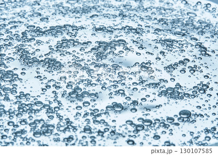 Beautiful bubbly texture of gel cosmetics. 130107585
