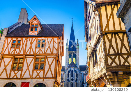 Dijon old town city historical centre, France 130108259