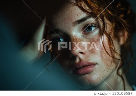 Exploring the depths of emotion and thought in a quiet moment 130109587