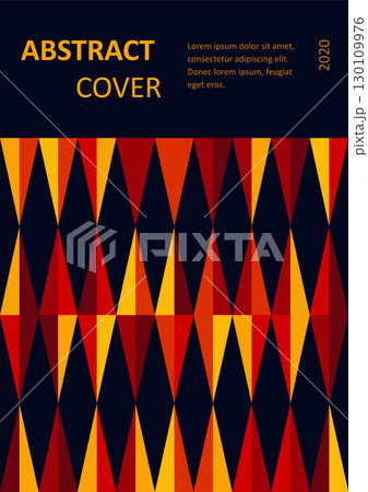 Vintage retro design vector cover. A4 vertical orientation front page mock up. Minimal style colorful geometric composition for book cover poster flyer magazine report presentation brochure catalog. Vintage retro design vector cover. A4 vertical orientation front page mock up. Minimal style colorful geometric composition for book cover poster flyer magazine report presentation brochure catalog. 130109976