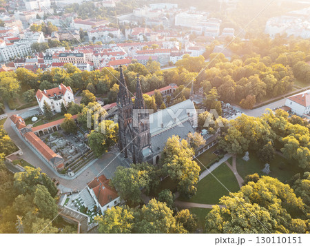 The stunning Vysehrad Basilica of St. Peter and St. 130110151