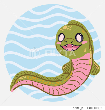 fish cartoon in the sea fish cartoon in the sea 130110433