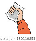 使い捨てカイロを握る手のイラスト 130110853