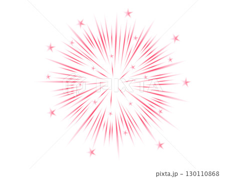 Comic blurred color lines with motion stars with radial focus for high energy effects. Graphic high speed explosion Comic high speed beam, design for manga and anime graphics. Vector. 130110868