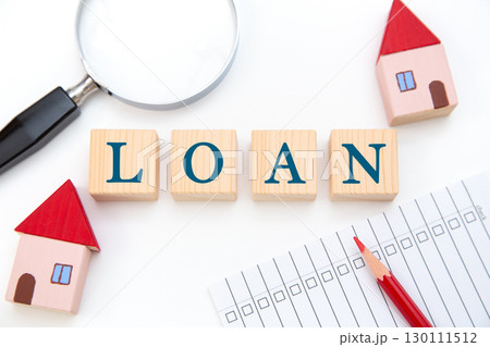 LOAN(住宅とチェックリストと虫メガネ) LOAN(住宅とチェックリストと虫メガネ) 130111512