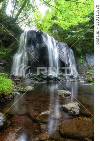 新緑の達沢不動滝 130111820