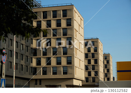 A Modern Architectural Building Featuring Unique and Striking Design Elements and Features 130112582