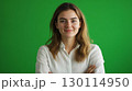 There is a subtle smile conveying a message of hope and connection 130114950