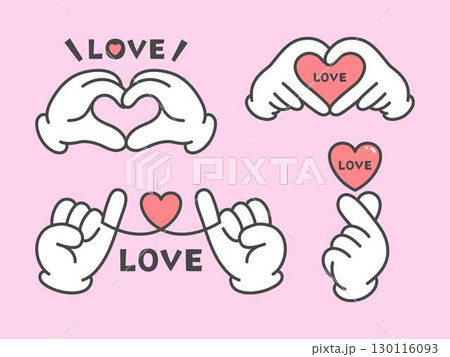 恋のハンドサインセット 130116093