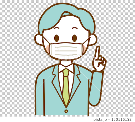 一名戴著面具和西裝的男子的插圖 一名戴著面具和西裝的男子的插圖 130116152