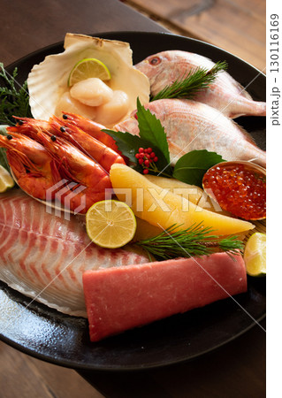 ハレの日の魚介イメージ(3) ハレの日の魚介イメージ(3) 130116169