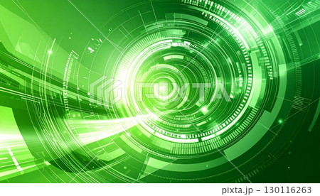 Abstract blue circuit board background with digital lines illustrating computer processor technology 130116263