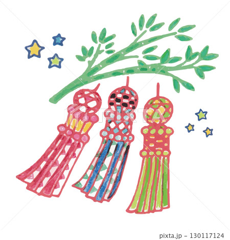 東北のかわいいイラスト仙台七夕祭り(宮城県) 東北のかわいいイラスト仙台七夕祭り(宮城県) 130117124