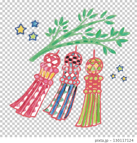 Cute illustration of Tohoku Sendai Tanabata Festival (Miyagi Prefecture) 130117124