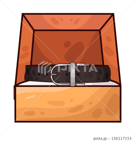 illustration of belt in box 130117153