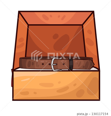 illustration of belt in box 130117154