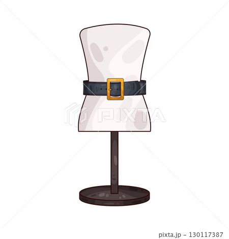 illustration of belt on mannequin illustration of belt on mannequin 130117387