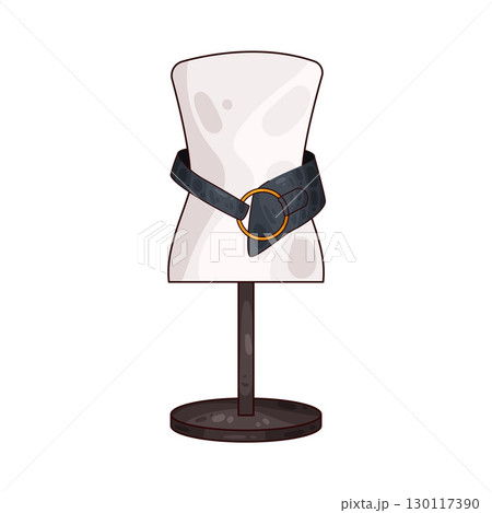 illustration of belt on mannequin 130117390