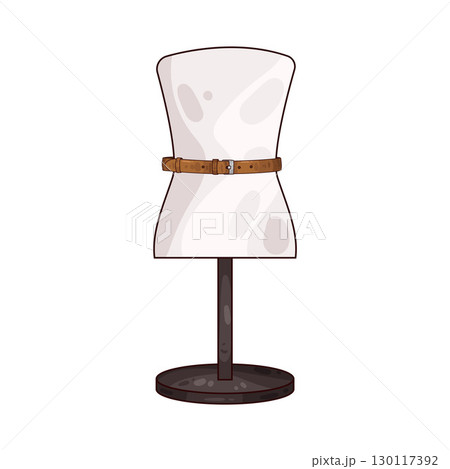 illustration of belt on mannequin 130117392