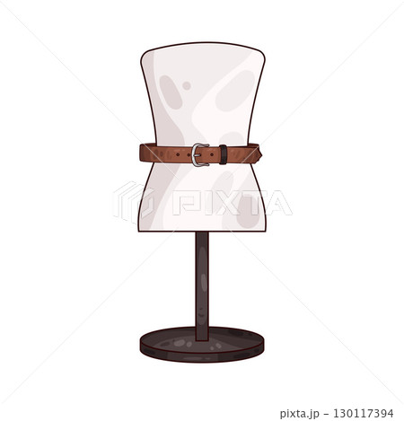 illustration of belt on mannequin 130117394