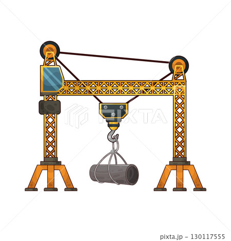 illustration of crane 130117555