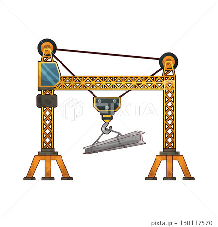 illustration of crane illustration of crane 130117570