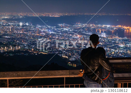 《兵庫県》日本三大夜景・神戸掬星台の夜景 《兵庫県》日本三大夜景・神戸掬星台の夜景 130118612