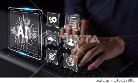 AI Brain Processing Data with Generative Artificial Intelligence Concept Muxer AI Brain Processing Data with Generative Artificial Intelligence Concept Muxer 130118906