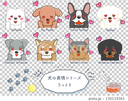 犬種別表情シリーズ うっとり 犬種別表情シリーズ うっとり 130119361