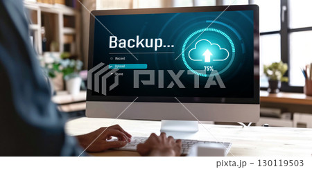 Backup Storage Data Internet Technology Business concept brisk 130119503
