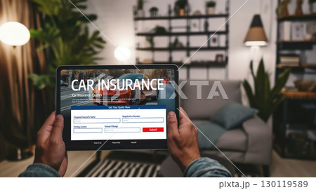 car insurance online website on computer screen for insure brisk car insurance online website on computer screen for insure brisk 130119589