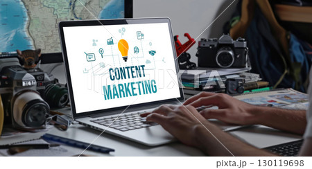 Content marketing for brisk online business and e-commerce 130119698