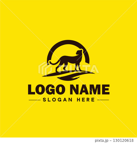 Cheetah animal logo and icon clean flat modern minimalist business and luxury brand logo design editable vector Cheetah animal logo and icon clean flat modern minimalist business and luxury brand logo design editable vector 130120618